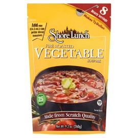 Shore Lunch Soup Mix, Fire Roasted Vegetable Soup Mix, Makes ½ Gallon of Soup, 8 Hearty Servings, Mix of Vegetables & Seasonings (9.2 Ounce (Pack of 12)