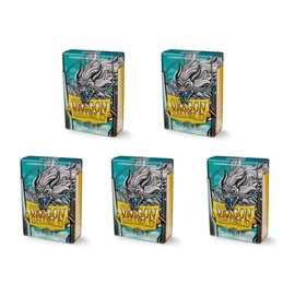 5 Packs Dragon Shield Classic Mini Japanese White 60 ct Card Sleeves Value Bundle!