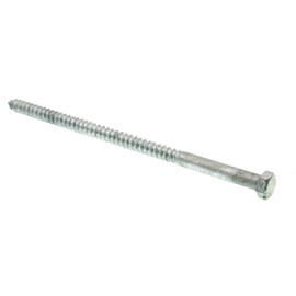 Prime-Line 9056655 Hex Lag Screws, 3/8 In. X 8 In., A307 Grade A Hot Dip Galvanized Steel (10 Pack)
