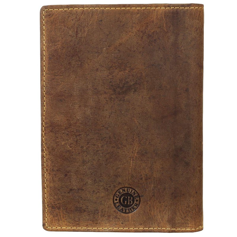 Greenburry Vintage Huntsman Trophy Leather ID Folder Document Folder Hunting