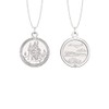 Aeon Jewellery Silver St Christopher Necklace - 925 Sterling Silver