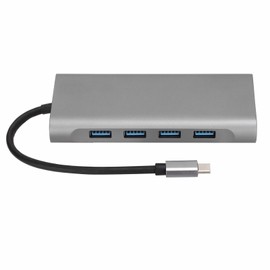 USB C Docking Station 11 in 1 Durable Sturdy 87W Fast Charge 5Gbps Stable Quick Portable USB Multiport Hub