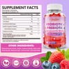 Youlikee 2 Pack Prebiotic + Probiotic Gummies, 5 Billion CFUs