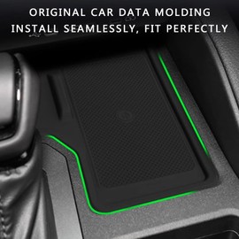 Treesiche Center Console Wireless Charging Protective Mat for 2024 2025 Land Cruiser Prado 250 250 J250 Accessories (Not Fit 1958),Land Cruiser Accessories