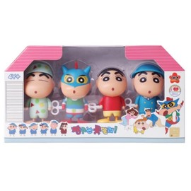 일반 Crayon Shinchan Manual Winding Figure 4p Set