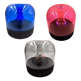 Maíz 5pzs Bocina Bluetooth Inalambrica Lampara Luz Led Recargable