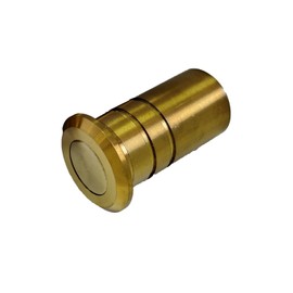 TOGU Door Latch Dust Protector,SUS304 Stainless Steel Dust-Proof Security Lock Inserts,Flush Bolt Dust Proof Door Strike for French Doors,Composite Doors,Wood Doors,Satin Gold Finish