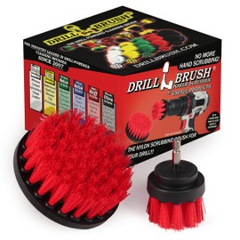 Drill Brush Outdoor Cleaning Attachment - Headstone Cleaning and Restoration - Concrete Stain Remover - Outdoor Garden Cleaning - Porch and Patio Scrubbing Tools - Garden Equipment - Stiff Brush Clean