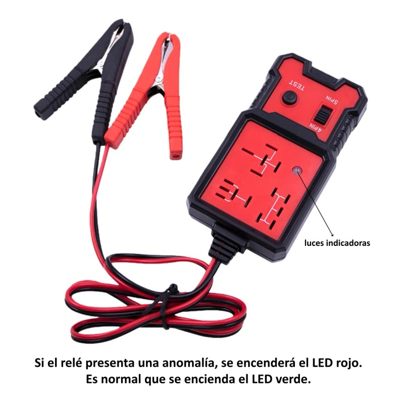 Probador De Relés Automotriz Universal 12v