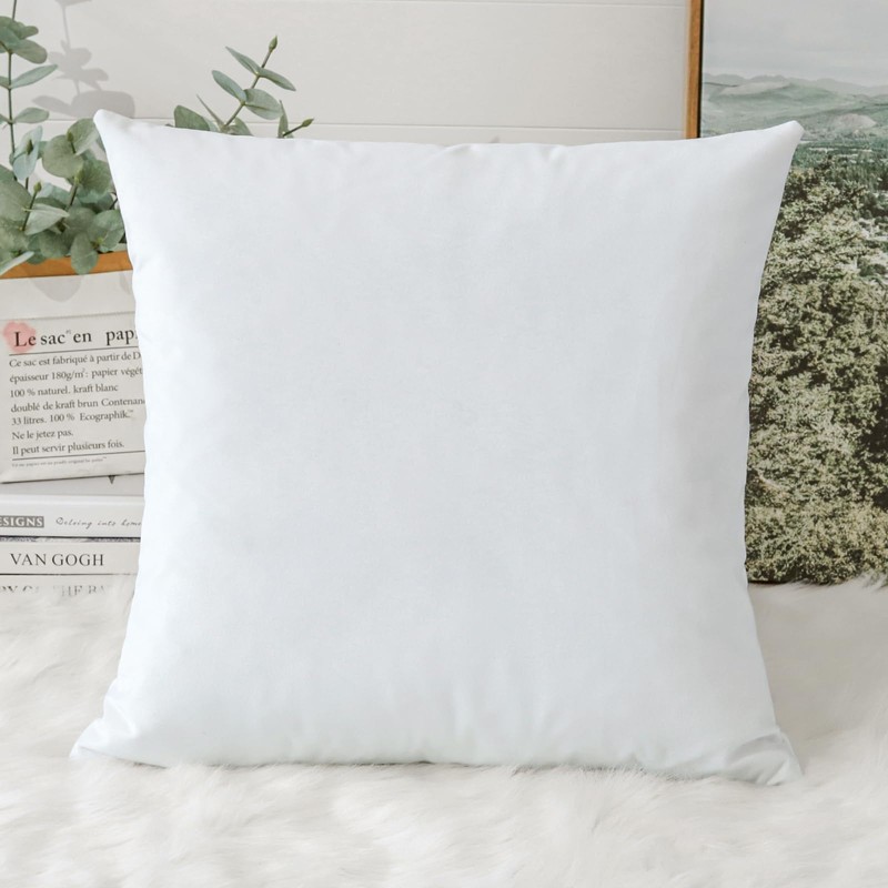 Artscope Luxury Velvet Cushion Covers Decorative Square Pillowcases Soft Solid