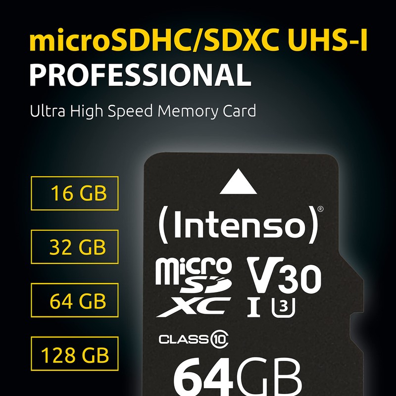 Intenso Micro SDHC memory card