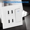 Fdit USB Wall Mounted Socket Intelligent Charger Outlet Panel Tool