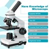 Microscope for Adults Kids Students 100-2000x Magnification Powerful Biological Educational