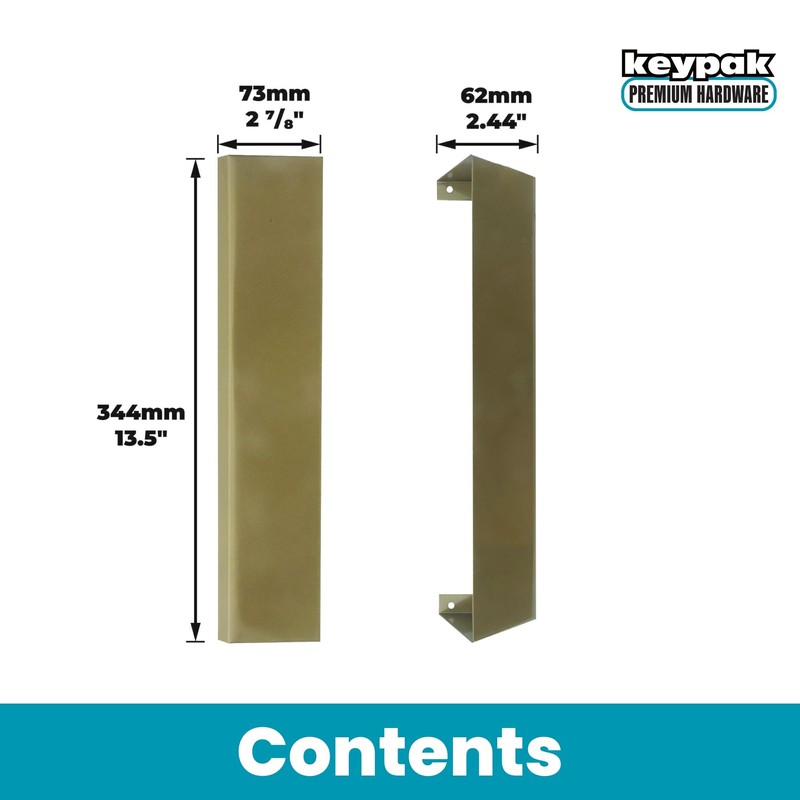Keypak 344mm Letterbox Security Cowl – Anti-Fishing Guard & Letter