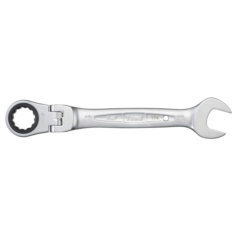 TONE RMF-16 Oscillating Ratchet Offset Wrench, Double Side Width 0.63