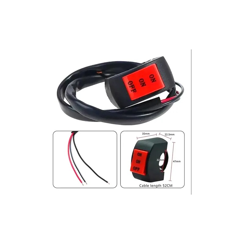 Switch De 3 Pasos C Cable Para Faros Auxiliares