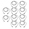 10pcs 2pin BW Hearing Aids Receiver Wire Heat Resistant Good