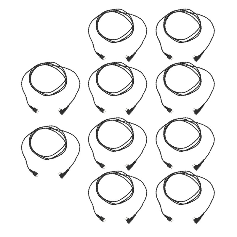 10pcs 2pin BW Hearing Aids Receiver Wire Heat Resistant Good