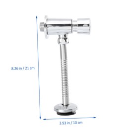 Operitacx Manueller Spülventil für Urinal Verzögerte Spülung Flexibles Design für Badezimmer Büro und Hotels Spart Wasser Einfache Installation und Nutzung