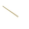 BambooMN Bamboo Double Prong Stick Skinny Pick Skewer 3.5" Long,