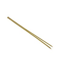 BambooMN Bamboo Double Prong Stick Skinny Pick Skewer 3.5" Long, 300 Pieces