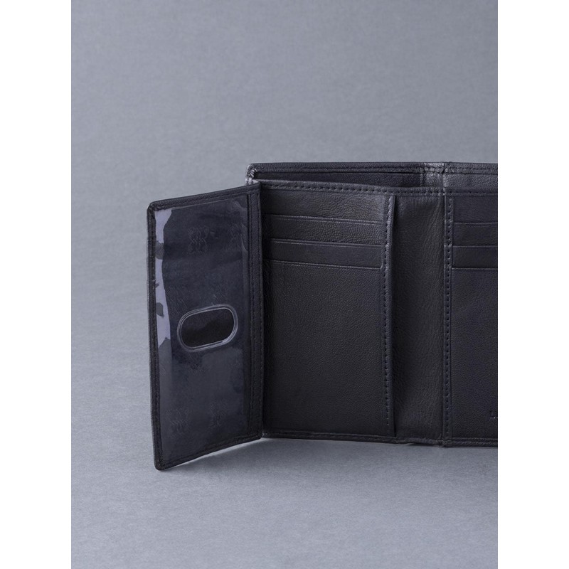 Lakeland Leather Mens Trifold Wallet in Black