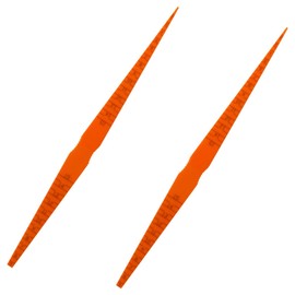 UHANBUT Car Door Panel Gap Alignment Gauge, Plastic Snake Ruler Vehicles Body Measuring Positioning Alignment Tool, Tapered Feeler Tools Accessories for Most Cars (2PCS)