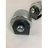 Set of 2 Weld On Trailer Tail Drag Casters, Solid