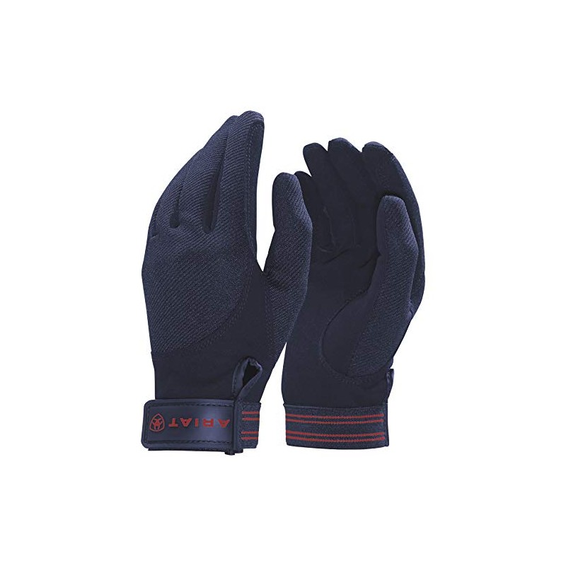 ARIAT Tek Grip Navy Glove Size - 6