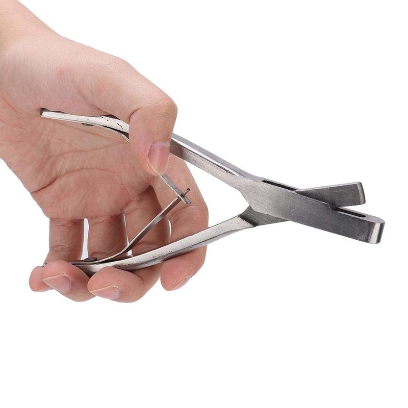 Livestock Ear Notcher, Stainless Steel Pig Ear Plier Ear Notcher