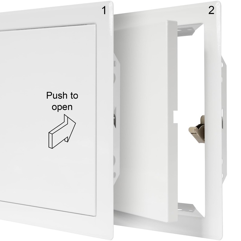 Vent Systems 8'' x 8'' Inch White Metal Access Panel