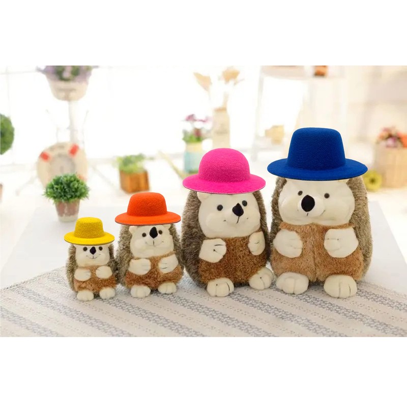 ASUNFO 12 Pcs Mini Top Hat Tiny Miniature Felt Hat