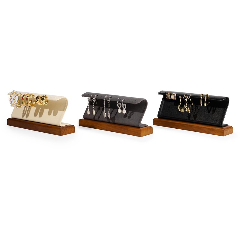 Woodten Solid Wood Jewelry Earrings Display Stand Small Jewelry Stand
