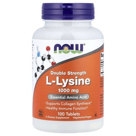 NOW Foods, L-Lysine, 1,000mg, 100 Tablets / NOW Foods (나우푸드), l-라이신, 1,000mg, 100정