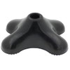 19mm 3/4" Heavy Duty Large Based Quadruple Tip Rubber Foot