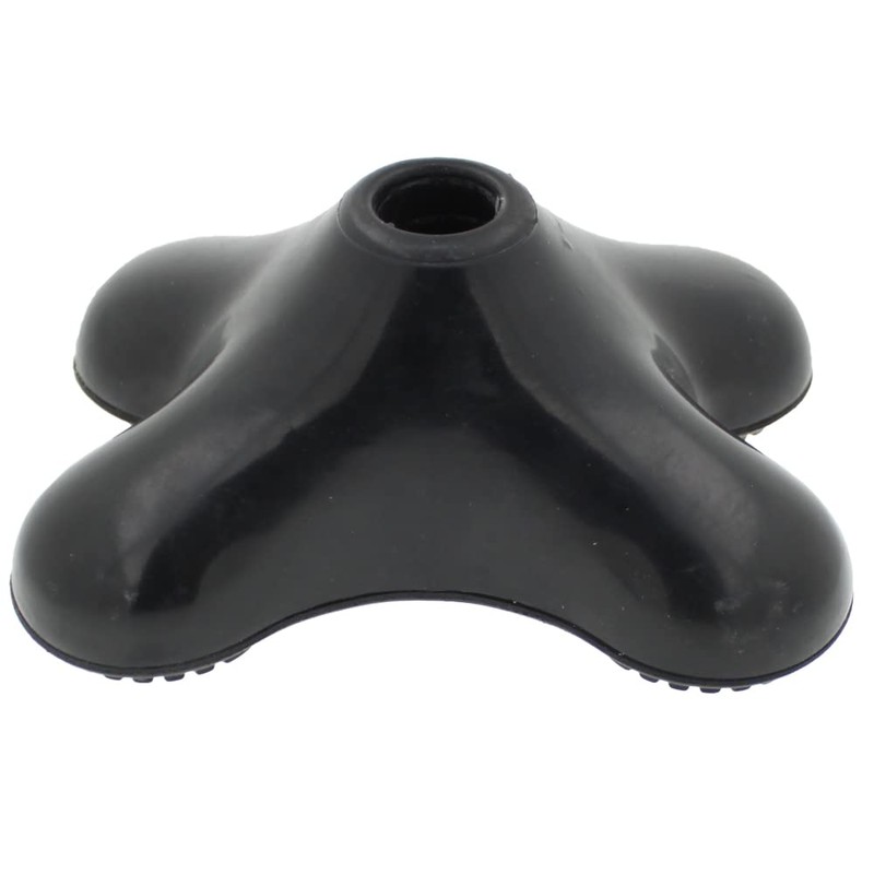 19mm 3/4" Heavy Duty Large Based Quadruple Tip Rubber Foot