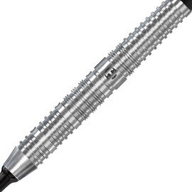 Harrows NX90 Darts Set I Professional Darts 90% Tungsten Soft Tip 18g and 20g Pro Darts I 10 Piece Set with Black Supergrip Midi Shafts and NX90 Flights (20 grams) (Parallel 18g)