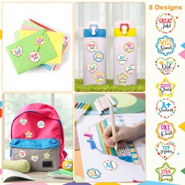 WhatSign Teacher Stickers for Students Teacher Reward Stickers for Kids 72Pcs Motivational Rewards Stickers 1 Inch Back to School Stickers Must Have Essentials for Teachers School Supplies