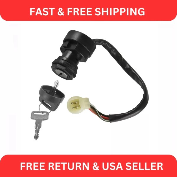 Caltric Ignition Key Switch for Yamaha Warrior 350 YFM350 1987