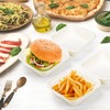 Peohud 100 Pack Compostable Clamshell Take Out Food Containers, 6