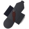 Felt Key Fob Man His Dark Brown / Nut Brown