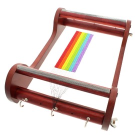 Wooden Bead Loom 7" x 11" x 3"