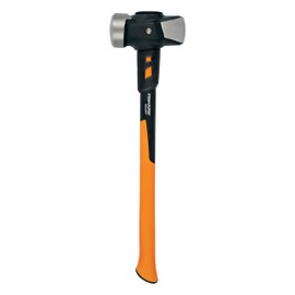 Fiskars IsoCore 8 lb Sledge Hammer for Demolition and Driving with Shock Reduction, 24 in