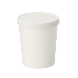 Tovolo Sweet Treat, Reusable Ice Cream Container for Homemade Ice Cream, White - 1 Quart Stackable Storage Tubs with Silicone Lids for Freezer - BPA-Free & Dishwasher-Safe