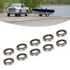 10PCS Double Lip Grease Seals High Hardness Trailer Axle Hub