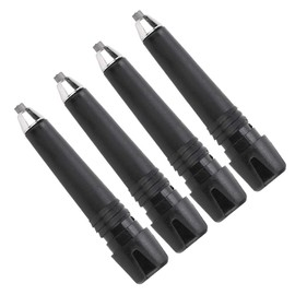 4 Stück Alpenstock Spitze Carbon Bergstockspitze Spitze Ersatzstabspitze für Wanderstock Gehstock Trekkingstock