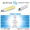 ZHENMING Updated Dimjmable E11 LED Bulb 100W 120W 150W Halogen