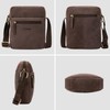 LEABAGS Men's Leather Small Shoulder Bag, Messenger Bag with Shoulder