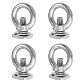 Antrader Eye Nut with T-Slot Bolt,M8 Stainless Steel Roof Rack T Bolt Eye Nut (Sets of 4)