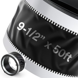 Zonon Vinyl Flexible Duct Connector 9-1/2" x 50 ft for Dryers, Range Hoods, HVAC and Other Household Scenarios